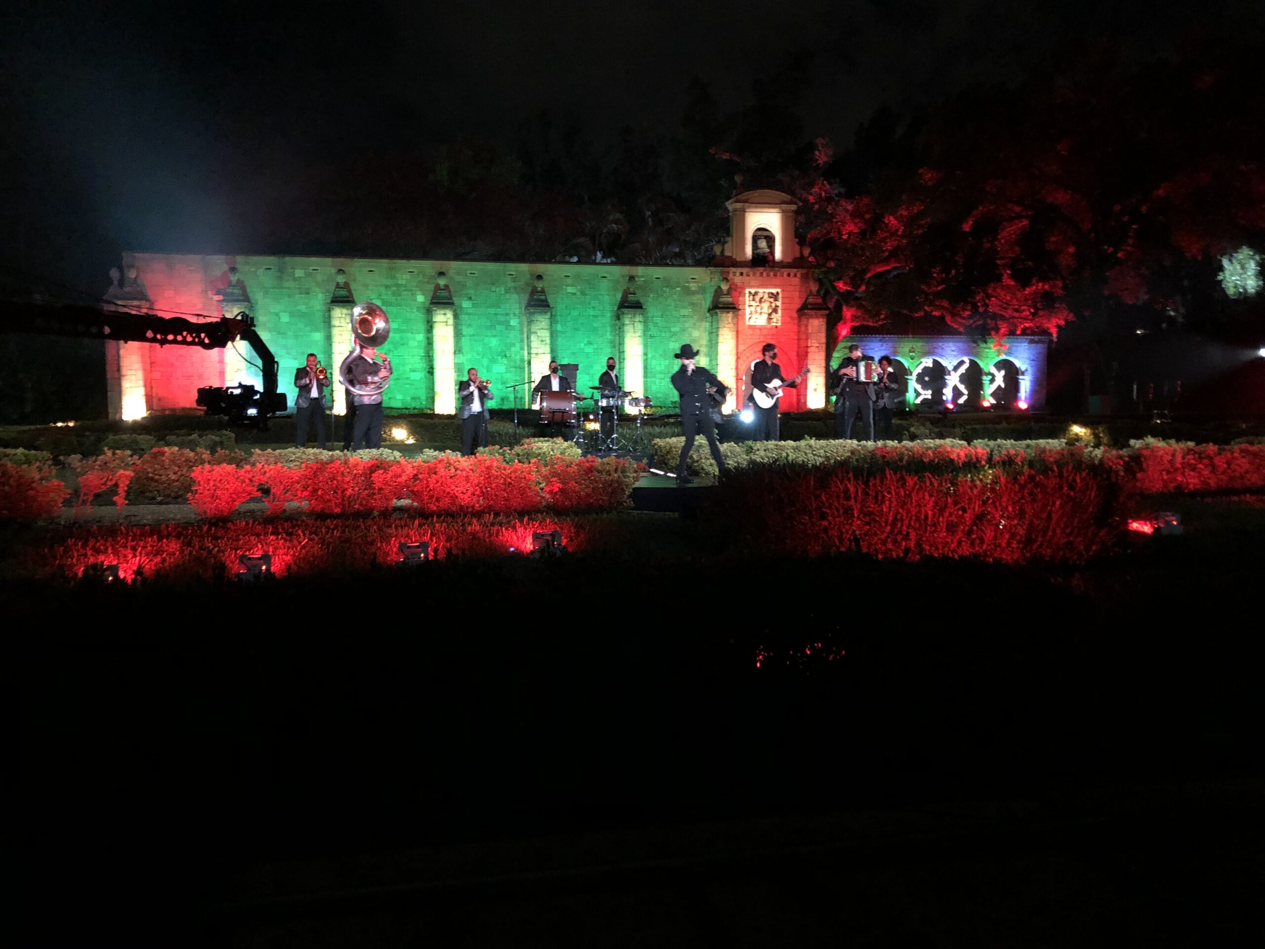 Telemundo Christmas Show Spanish Monastery in Miami Florida