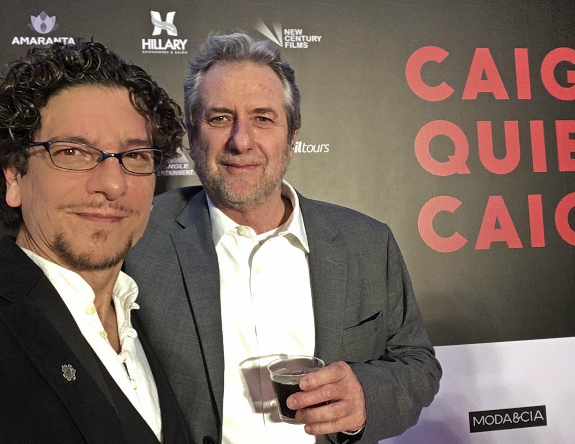 ‘Caiga Quien Caiga’ movie premier with Director Eduardo Guillot and actor Miguel Iza